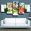 five piece wall art canvas prints One Piece Nami home decor-1200 (2)