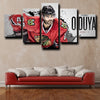 five piece wall art prints Chicago Blackhawks Oduya live room decor-1207 (2)