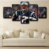 large 5 piece canvas wall art prints Patriots Brady decor picture-1207 (1)