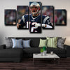 large 5 piece canvas wall art prints Patriots Brady decor picture-1207 (2)