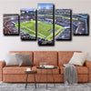 large 5 piece canvas wall art prints Rams Stadium decor picture-1225 (4)