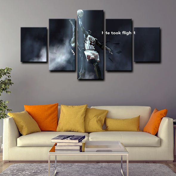  piece canvas art art prints Michael Jordan  wall picture1219 2)