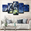 5 piece wall paintings warriors Splash Brothers decor picture-1219 (4)