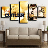 wall canvas 5 piece art prints Chicago Bears Cutler decor picture-1210 (2)