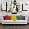 wall canvas 5 piece art prints Indiana Pacers Paul George Room decor-1228 (2)