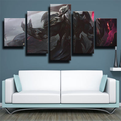 wall canvas 5 piece art prints League Legends Darius decor picture-1200 (1)