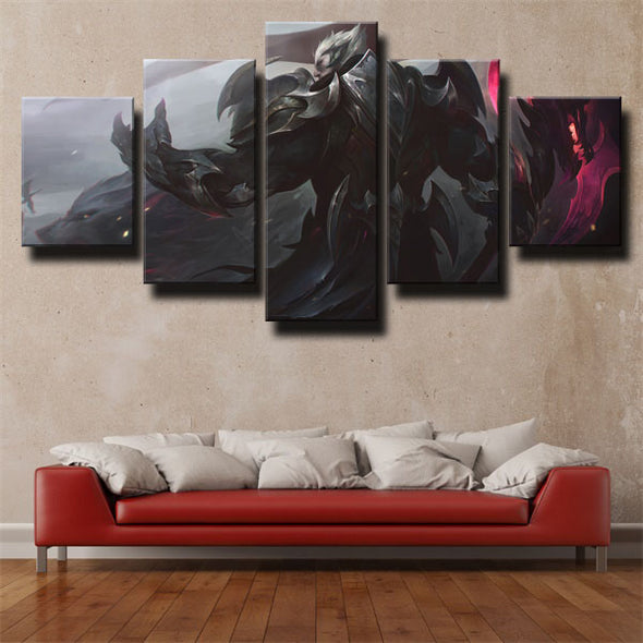 wall canvas 5 piece art prints League Legends Darius decor picture-1200 (3)
