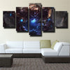 wall canvas 5 piece art prints League Of Legends Galio decor picture-1200 (2)