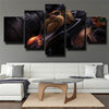 wall canvas 5 piece art prints League Of Legends Gragas decor picture-1200 (1)
