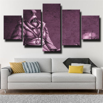 wall canvas 5 piece art prints League Of Legends Jax decor picture-1200 (1)