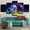 wall canvas 5 piece art prints League Of Legends Kindred decor picture-1200 (2)