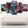wall canvas 5 piece art prints League of Legends Shyvana decor picture-1200 (1)