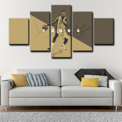  wall canvas 5 piece art prints Nick Young decor picture1212 (1)