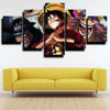 wall canvas 5 piece art prints One Piece Monkey D. Luffy decor picture-1200 (3)