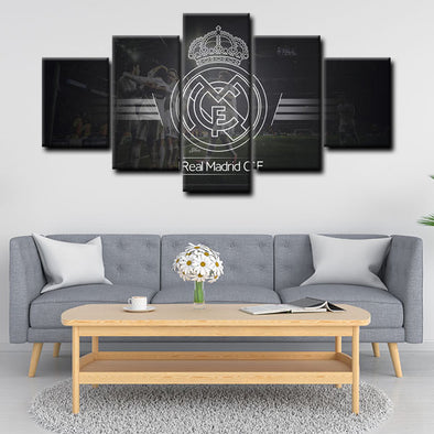 wall canvas 5 piece art prints Real Madrid CF decor picture1212 (1)