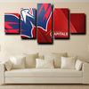 wall canvas 5 piece art prints Washington Capitals logo decor picture-1207 (4)