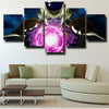 wall canvas 5 piece art prints dragon ball Freeza purple decor picture-1934 (2)
